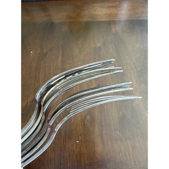 Vintage 1941 Wm Rogers Mfg Co Silverplate Flatware 28 Pcs Priscilla Lady Ann - Picture 9 of 9